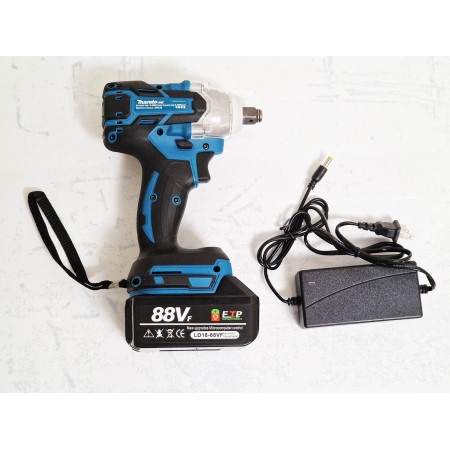 Гайковерт безщітковий Макіта lxt 380NM з акумулятором та зарядкою. Квадрат 1/2, роз'єм під бітний набір